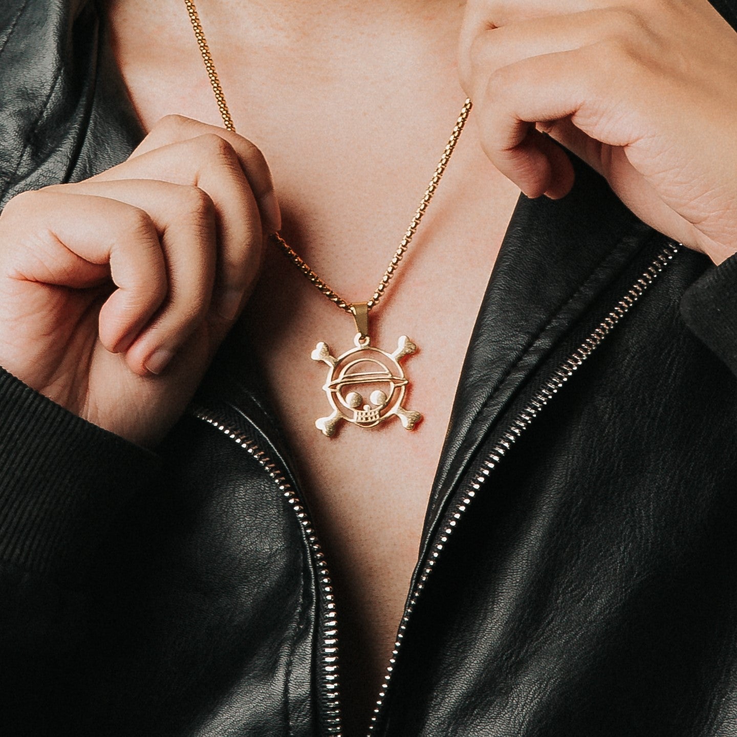 18K Straw Hat Pirates Pendant - NAnimerica