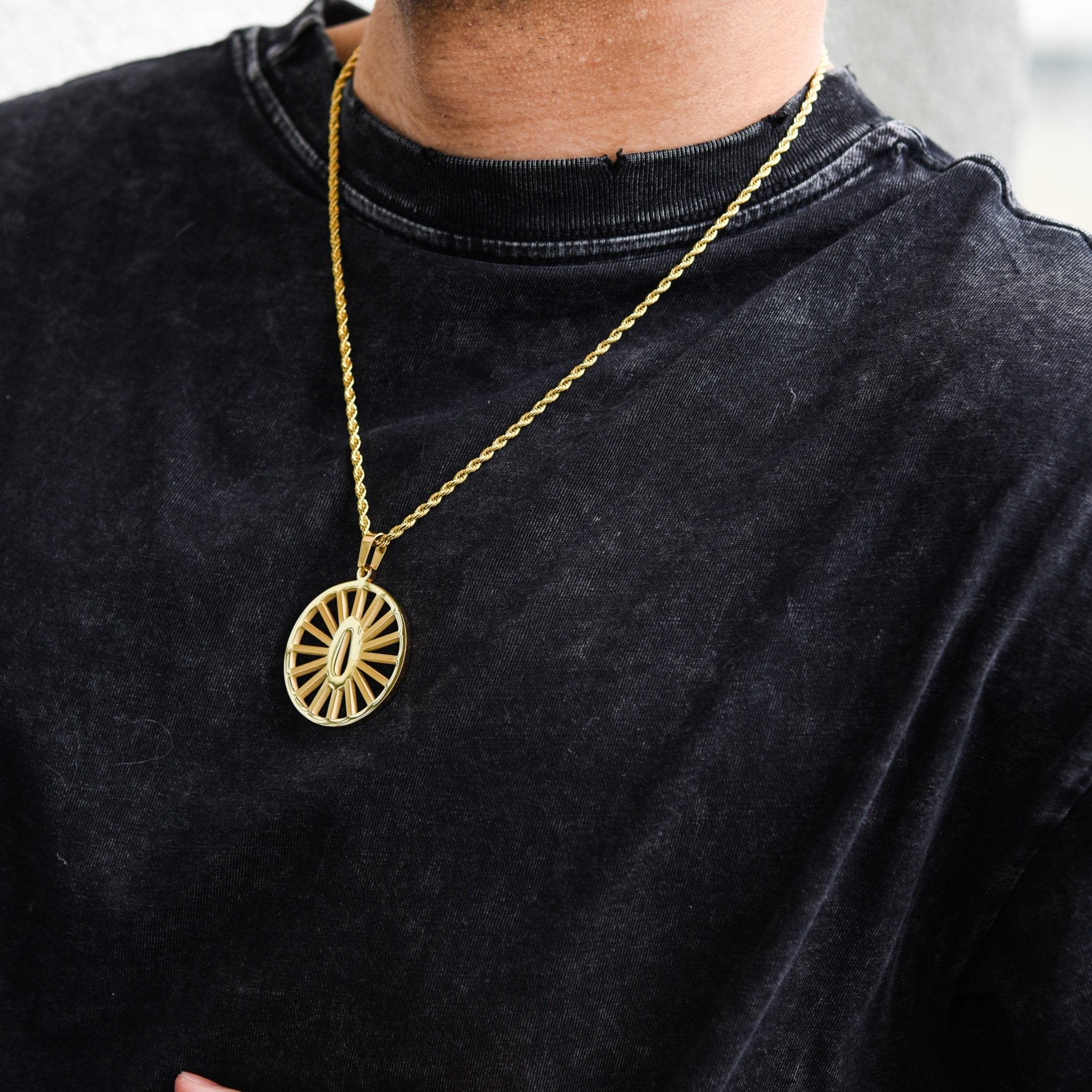 18K Tanjiro Nichirin Guard Pendant - NAnimerica