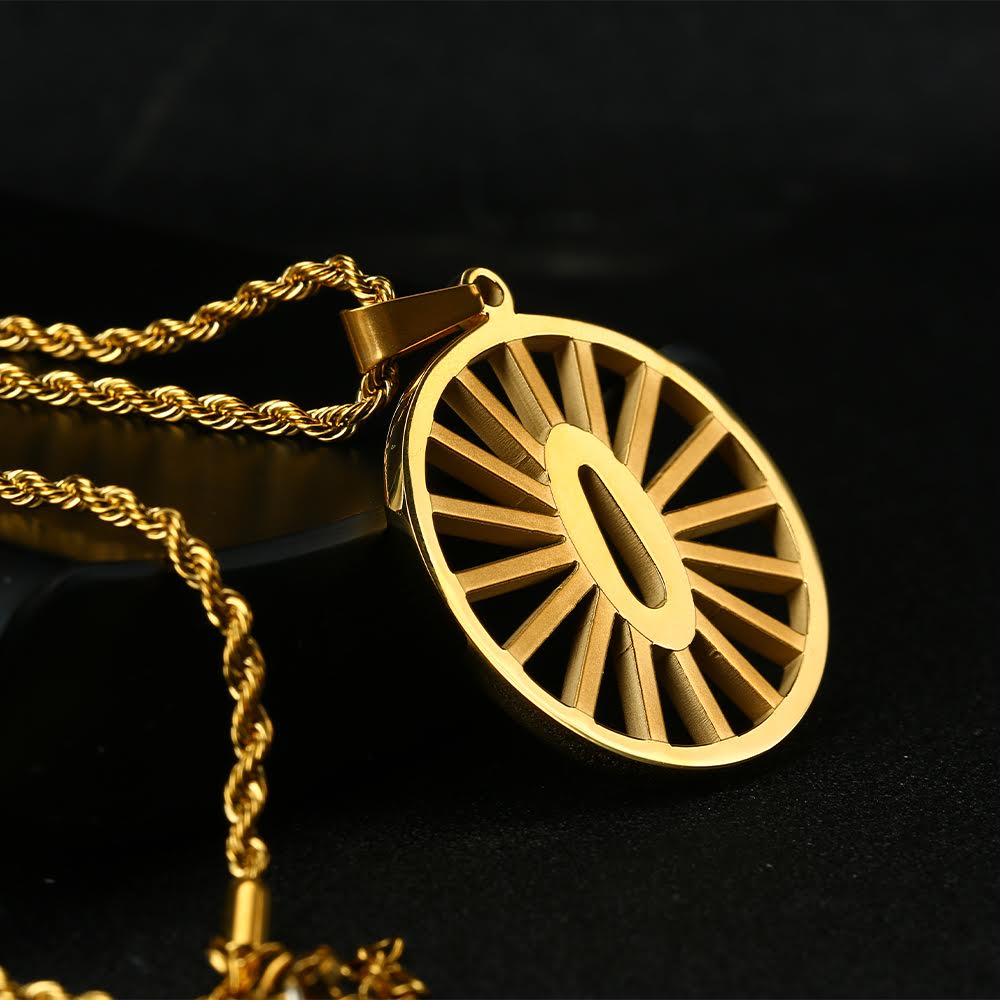 18K Tanjiro Nichirin Guard Pendant - NAnimerica