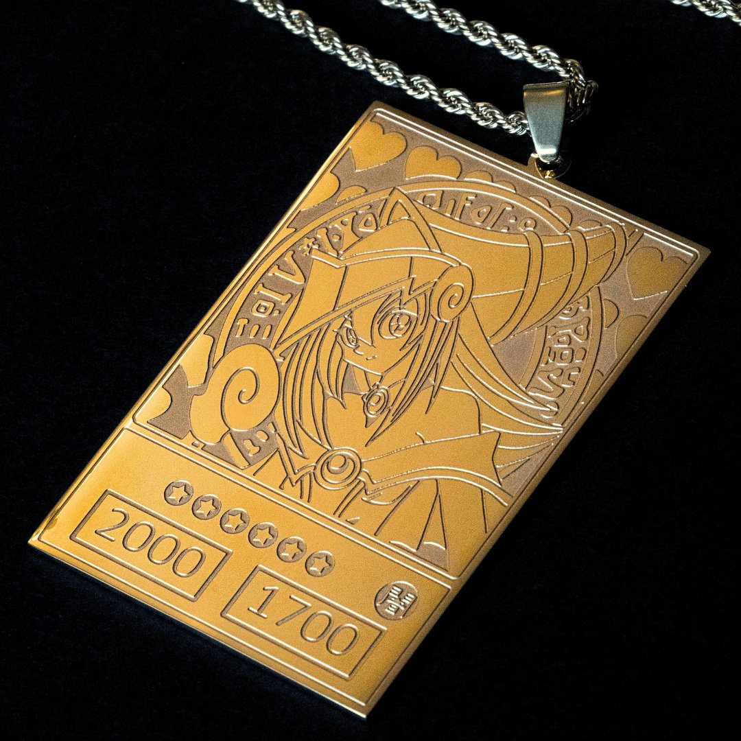 18K Dark Magician Girl Pendant - NAnimerica