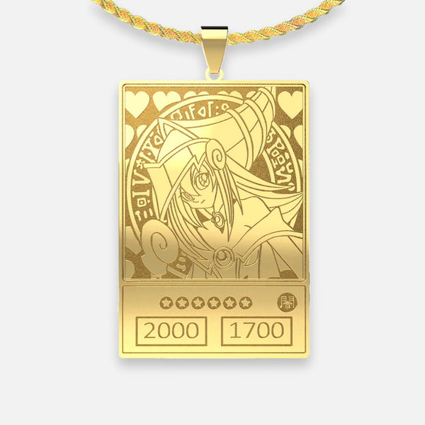 18K Dark Magician Girl Pendant - NAnimerica