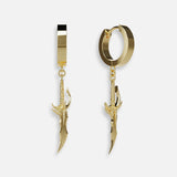 18K Kasaka's Venom Fang Earrings - NAnimerica