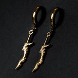 18K Knight Slayer Earrings - NAnimerica