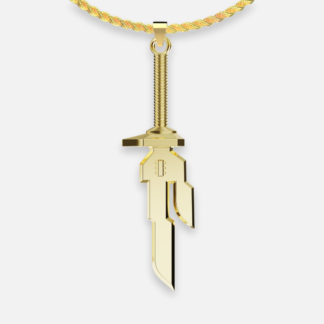 18K Toji's Spear of Heaven Pendant - NAnimerica