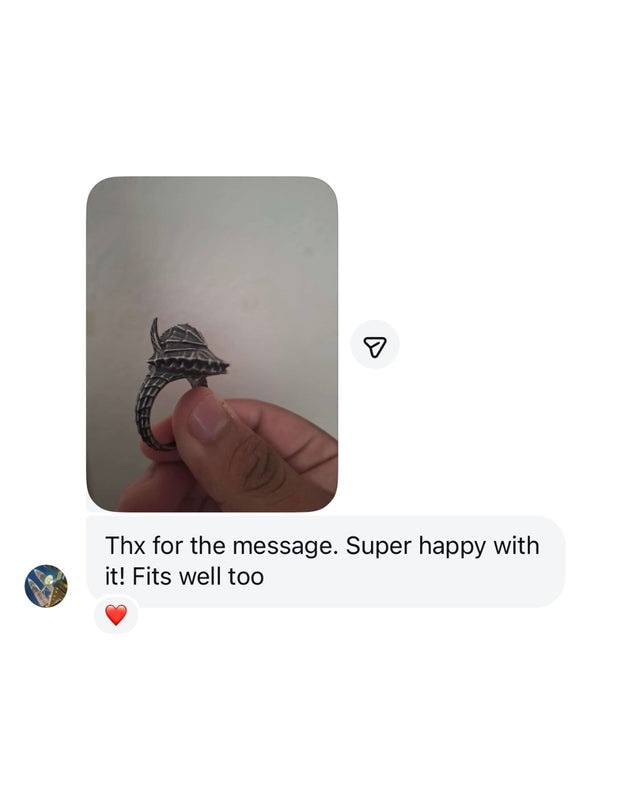 Message from a collector about their BERSERKER piece
