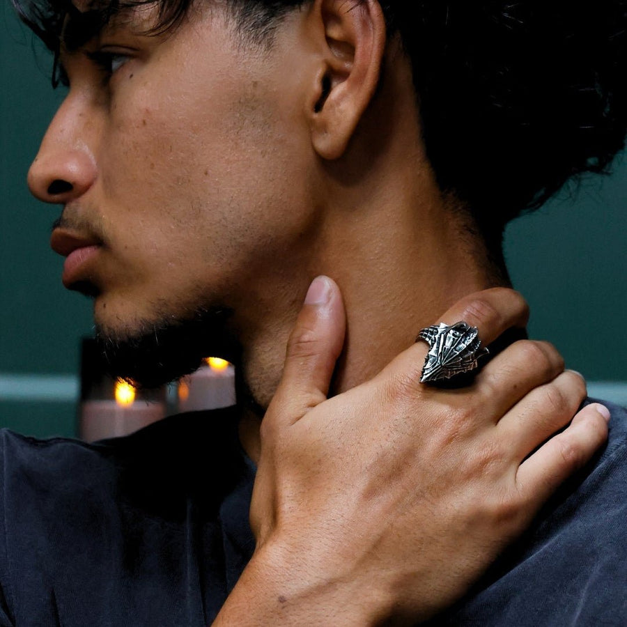 Berserker armor weave band in titanium or sterling silver – NANIMERICA