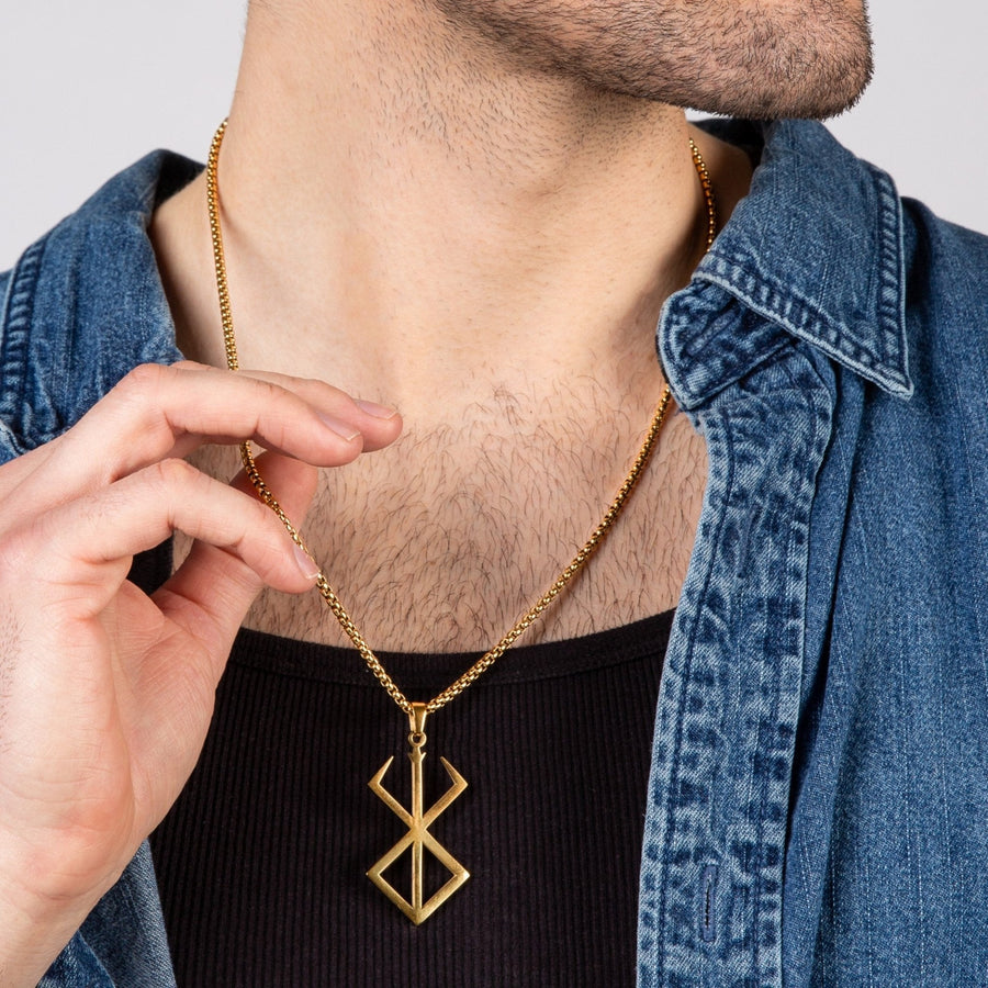 Brand of Sacrifice pendant in 18K gold – NANIMERICA