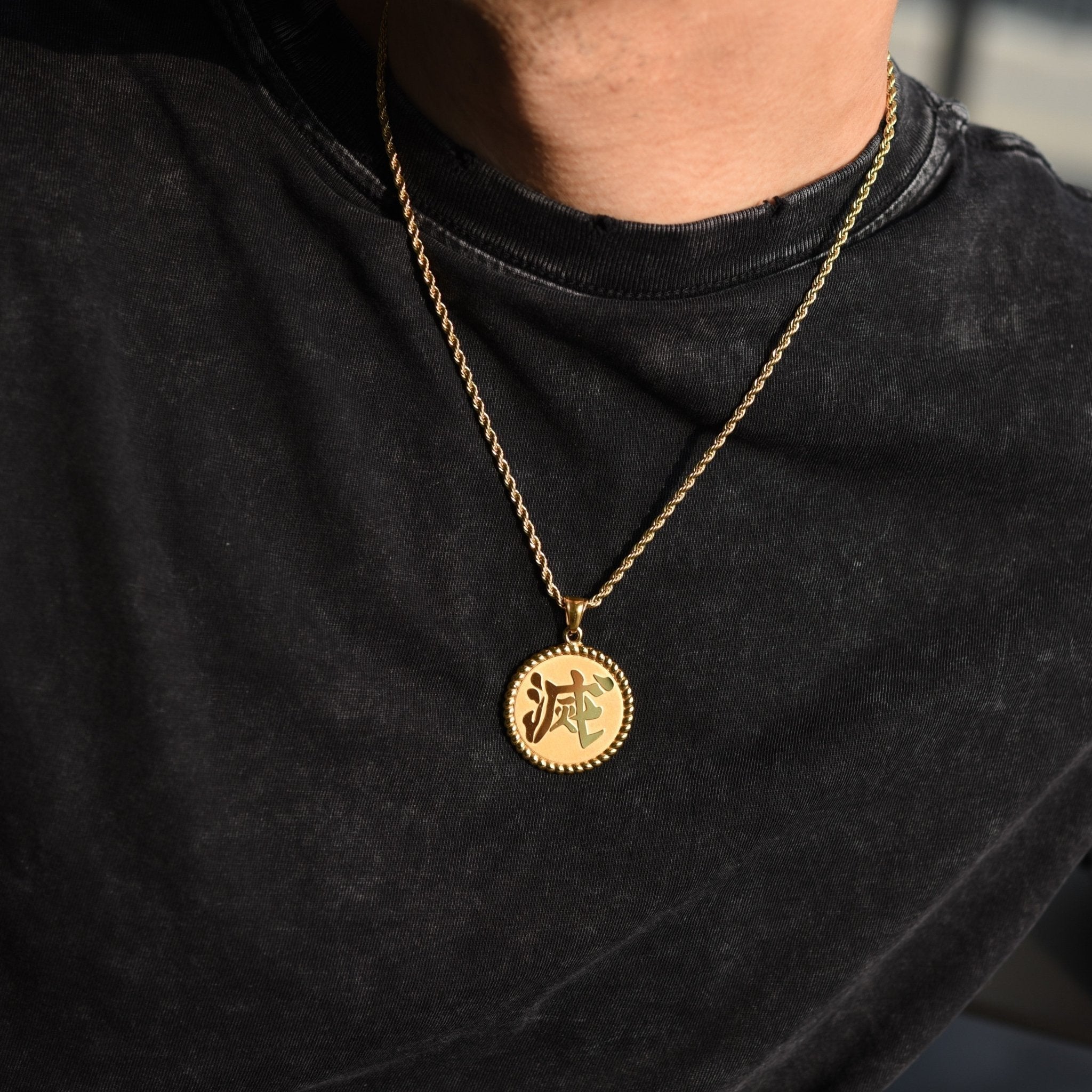 18K Destroy Coin Pendant - NAnimerica