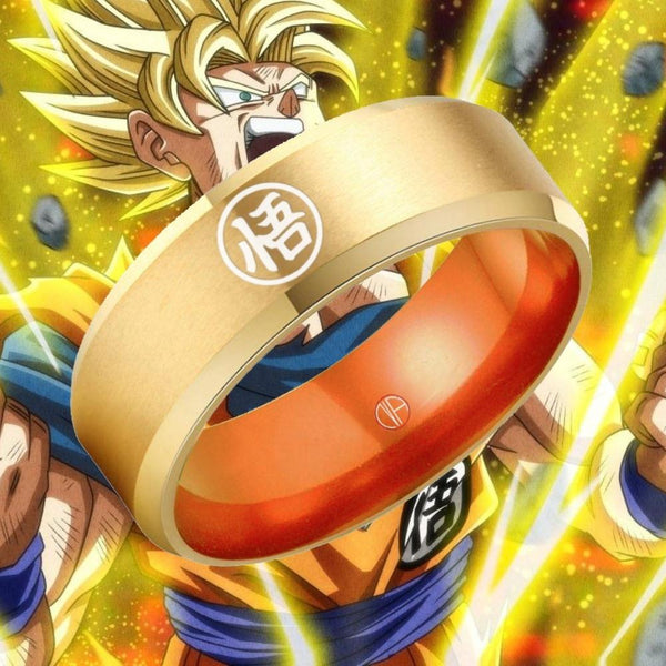 Taicanon Dragon Ball Ring, Goku Black Time Ring, Anime Ring, Adjustable  Finger Ring, Z Son Goku Zamasu Kai Potara Ring - Walmart.com